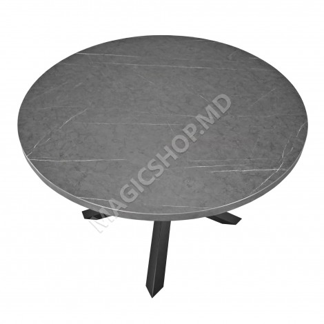 Стол TOSCANA из черного мрамора Ø120