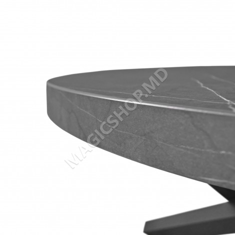 Стол TOSCANA из черного мрамора Ø120