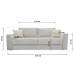 Canapea Extensibilă Tomson Grey