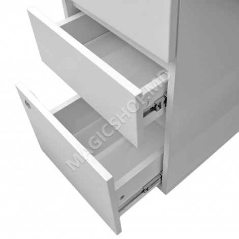 Masa Urban+Box Încorporat White 1500×680