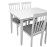 Set Masă HOUSTON + 4 Scaune White
