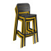 Scaun de Bar Helix Yellow
