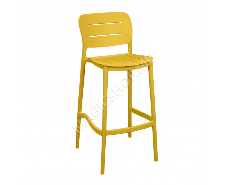 Scaun de Bar Helix Yellow