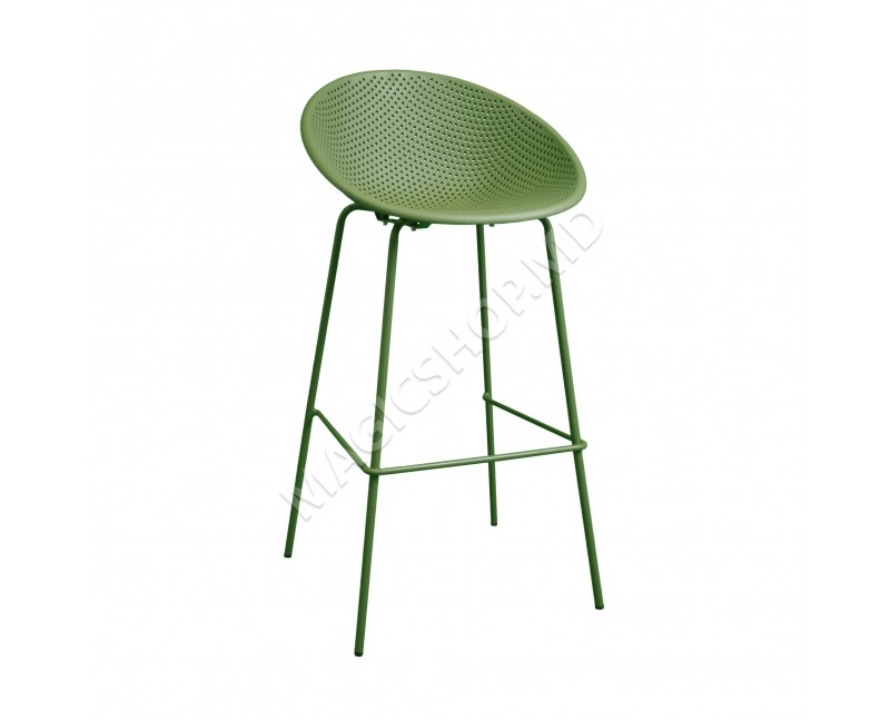 Scaun de bar CASTOR~Green