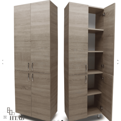 Dulap cu patru usi Mash Stejar cream 600x340x1900