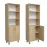 Dulap cu doua usi Mash Stejar sonoma 600x340x1900