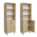 Dulap cu doua usi Mash Stejar sonoma 600x340x1900
