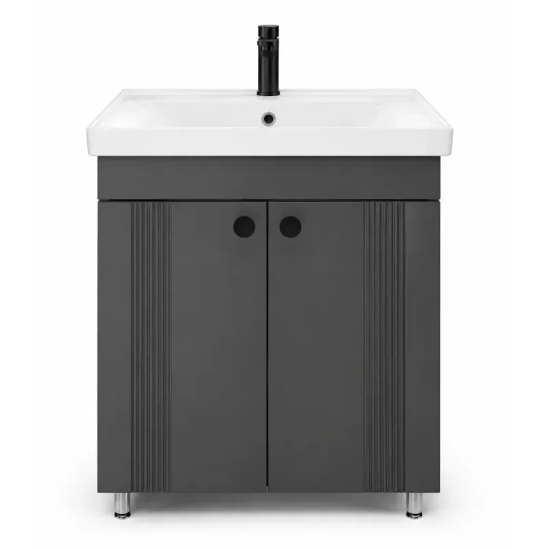 Mobilier bae Palma 650 cm, alb, bej, antracit