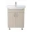 Mobilier baie Aqua 70 cm, alb, bej, negru mat