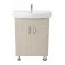 Mobilier baie Aqua 70 cm, alb, bej, negru mat