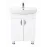 Mobilier baie Aqua 70 cm, alb, bej, negru mat