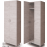 Dulap pentru haine Mash Stejar cream 600x340x1900