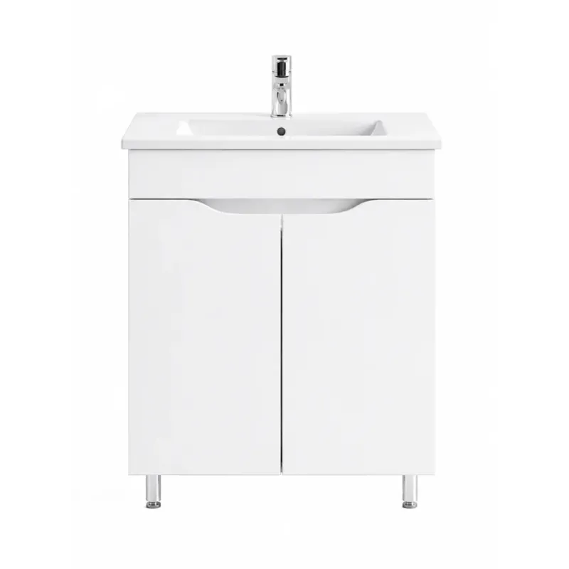 Mobilier baie cu lavoar Print cu 2 usi – 60 cm