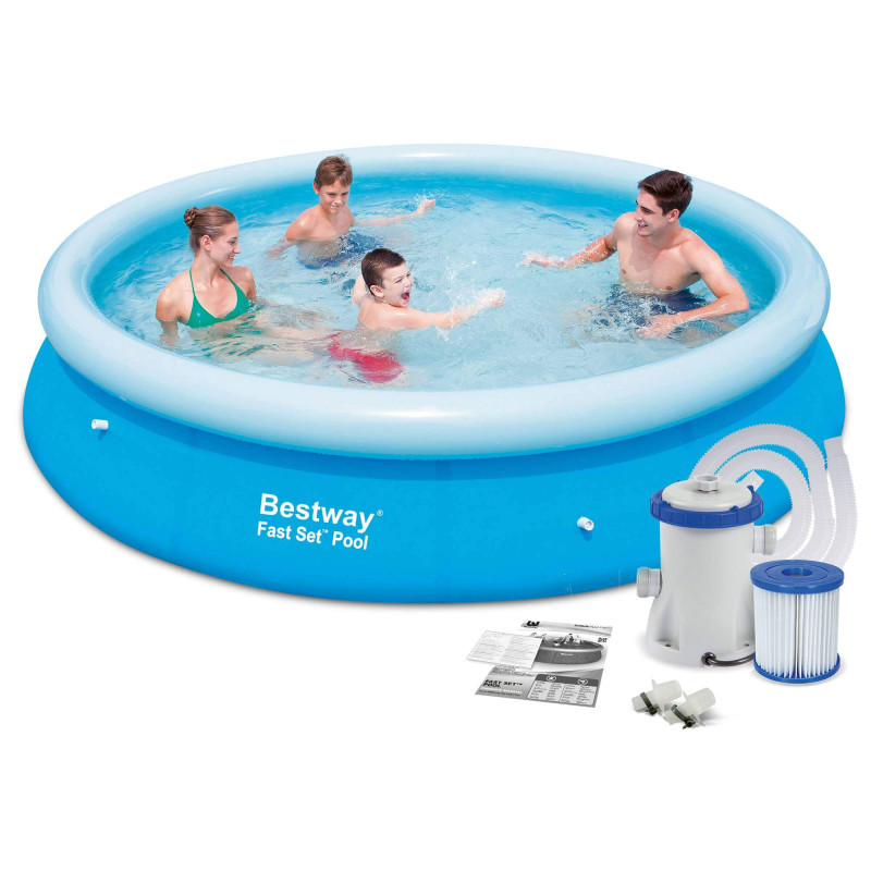 Piscina gonflabila BestWay cu pompa de filtrare 366x76mm