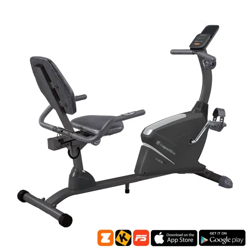 Bicicleta fitness orizontala (max. 130 kg) inSPORTline Varis 8244-2 black
