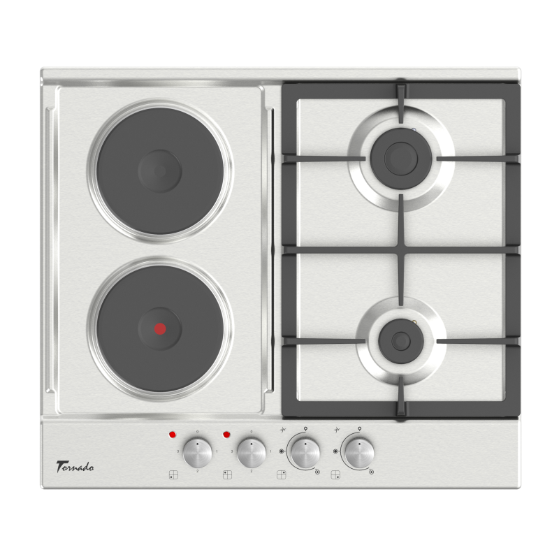 Plită combinata încorporabilă BRD60 2G2E IX