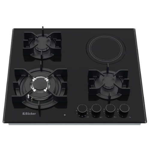 Plita incorporabila combinata HMEH 603G1RAD Backer