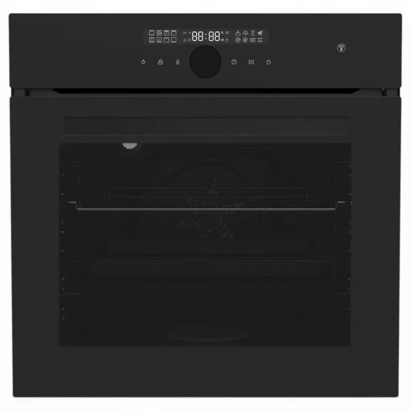 Cuptor încorporabil Backer RIKI 16 AirSteam SOFT BL MATT GL White, Black