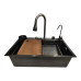 Chiuvetă Backer Optima 750-46070 Nano Black PVD