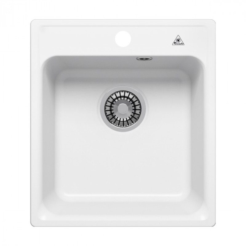 Chiuveta Tornado QUARTZ S430 WHITE