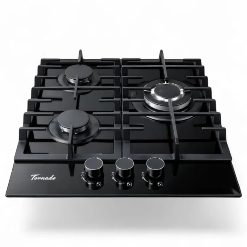 Plita de gaz incorporabila Backer TR-453 HM BLACK