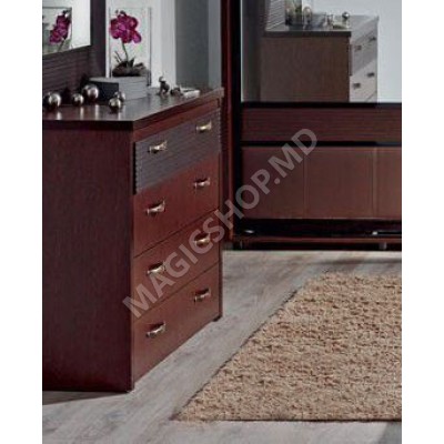 Comoda Ambianta Clasic 81,5x44,5x102,5 cm Wenge