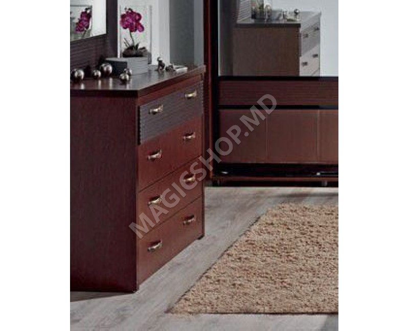 Comoda Ambianta Clasic 81,5x44,5x102,5 cm Wenge