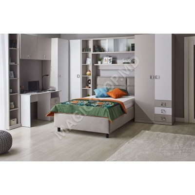 Кровать Ambianta Amigo 110x209x128,6 см  Серый