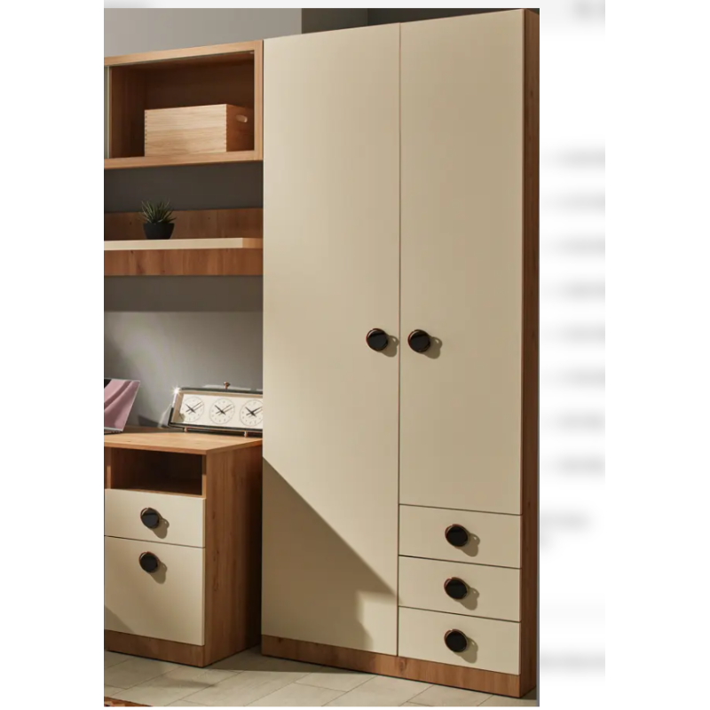 Dulap Ambianta Amigo 217x90x90 cm Artisan — Crem