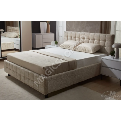 Кровать Ambianta Rio 102x221x150 см, бежевый, серый, светло-зеленый, кирпичный