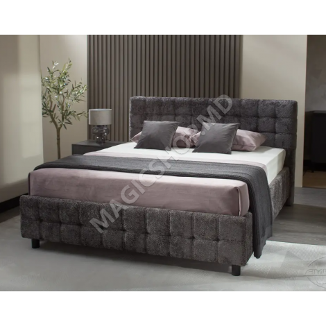 Кровать Ambianta Rio 180x200 см бежевый, серый, светло-зеленый, кирпичный