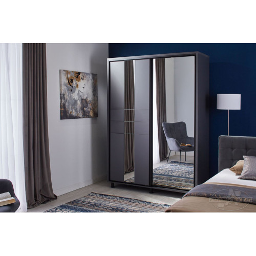 Dulap Ambianta Rio 200x224x58cm Gri