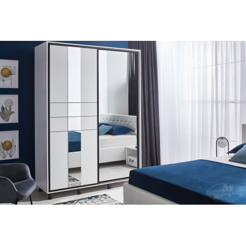 Dulap Ambianta Rio 200x224x58 cm Alb