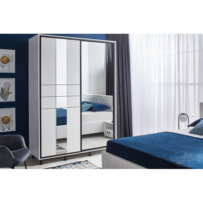 Dulap Ambianta Rio 200x224x58 cm Alb