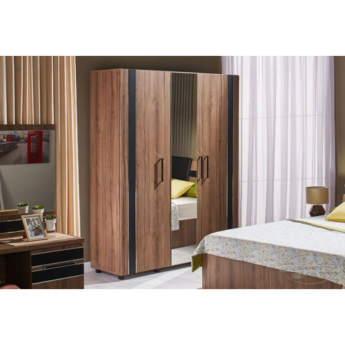 Dulap Ambianta Fenix 199x52x154 cm Wenge