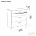 Comoda Ambianta Bravo 76x82  cm Cremona