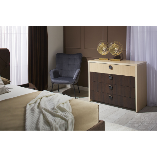 Comoda Ambianta Cristal 110x50x90 cm Bej