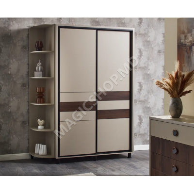 Гардероб Ambianta Cristal 200x224x58  см Палтин, Венге