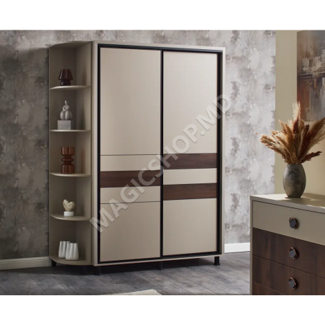 Гардероб Ambianta Cristal 160x224x58 см Белый, Фунго