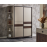 Dulap Ambianta Cristal 120x224x58 cm, Alb, Fungo