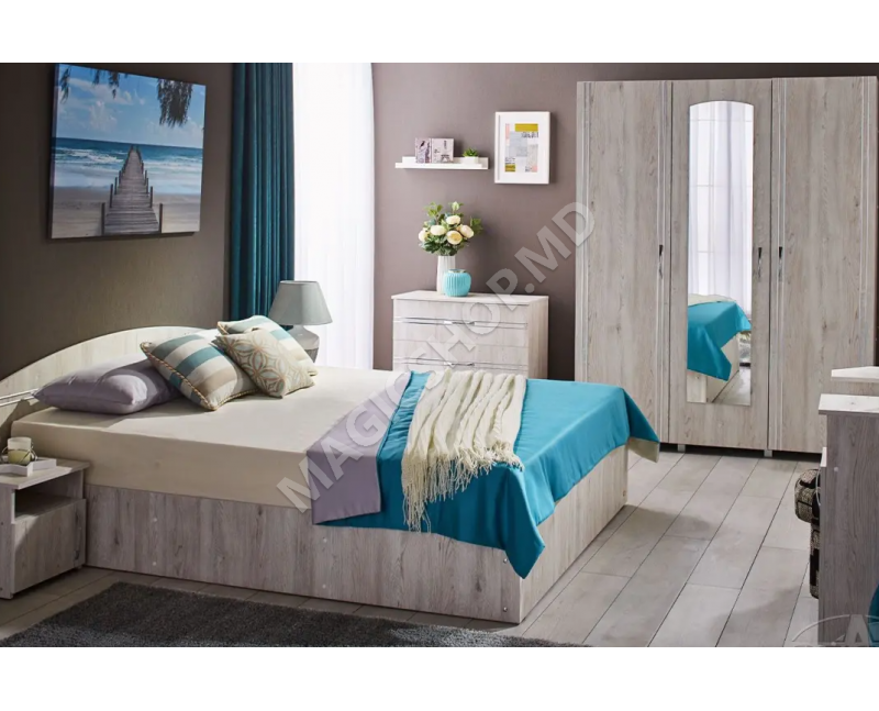 Кровать Ambianta Inter 160x200 Белое Самоа