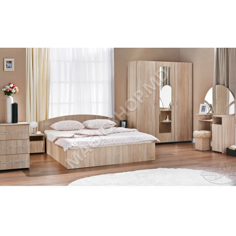 Кровать Ambianta Inter 160x200 Белое Самоа