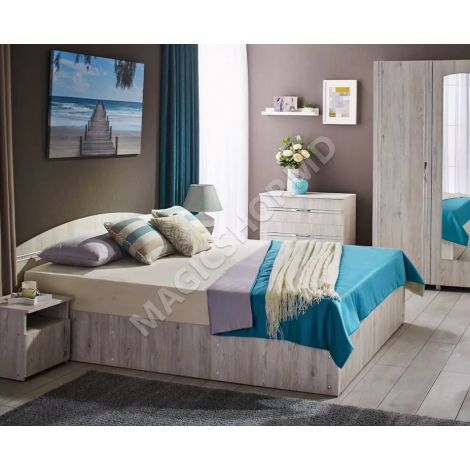 Кровать Ambianta Inter 160x200 см  Венге