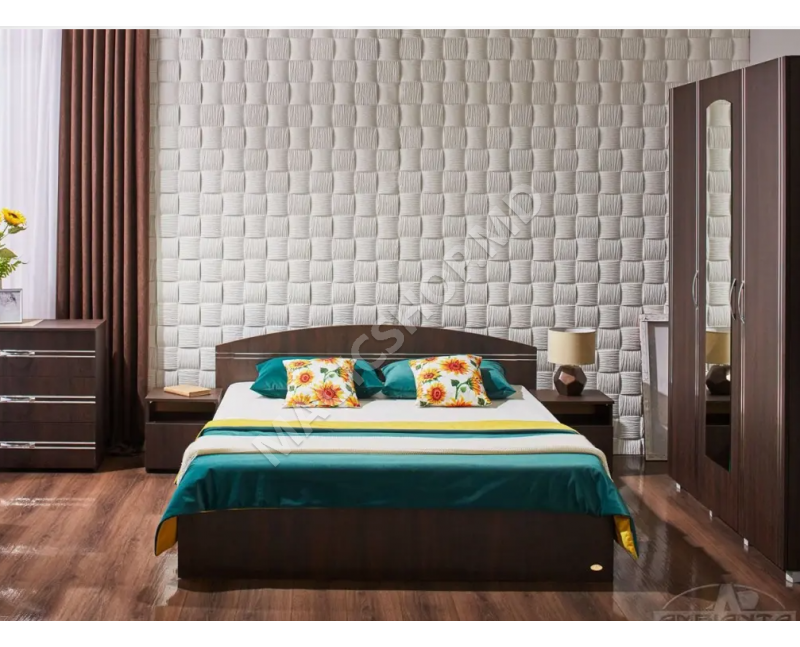 Кровать Ambianta Inter 160x200 см  Венге