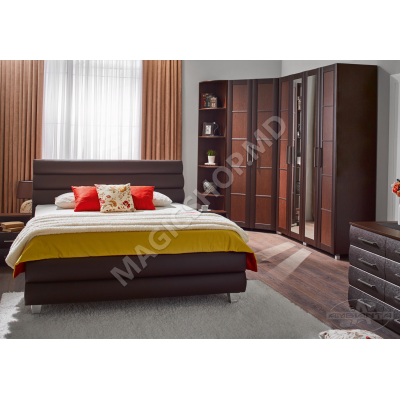 Set dormitor Ambianta Inter 3 Wenge (Pat 1,6 m)