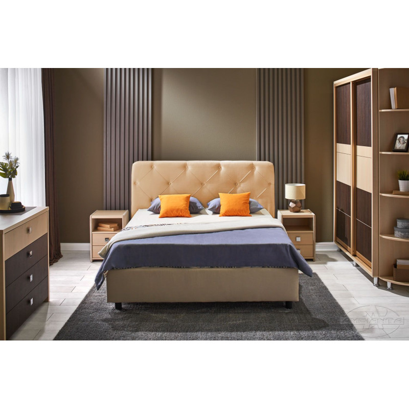 Set dormitor Ambianta Cristal Cremona (Pat 1,4 m)