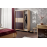 Set dormitor Ambianta Cristal Sonoma inchis (Pat 1,8 m)