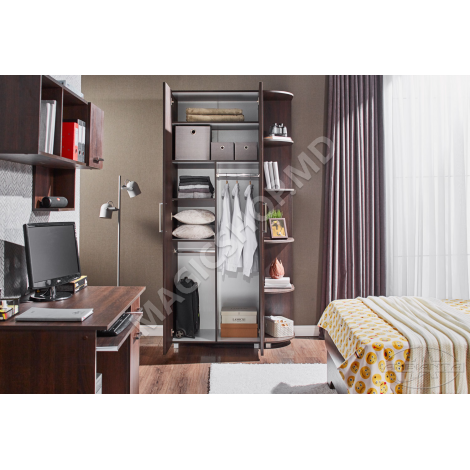 Set dormitor Ambianta Inter-star Wenge (Pat 0,9 m)