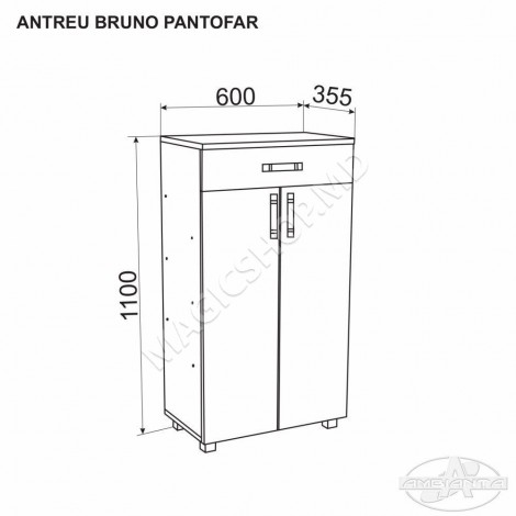 Тумба для обуви BRUNO 600