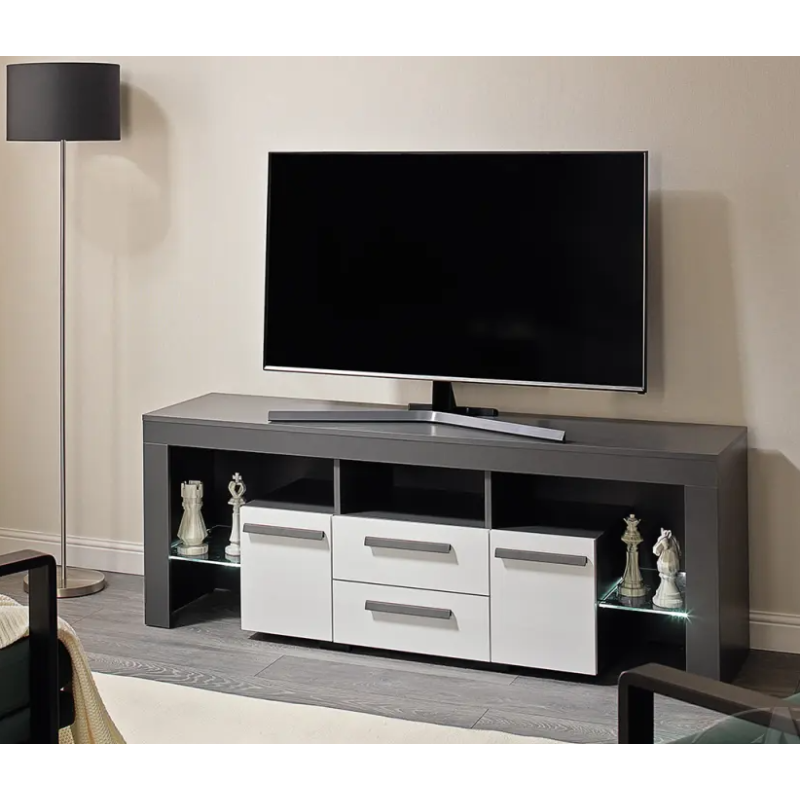 Comoda Ambianta TV CITY 2.00 m Grafit